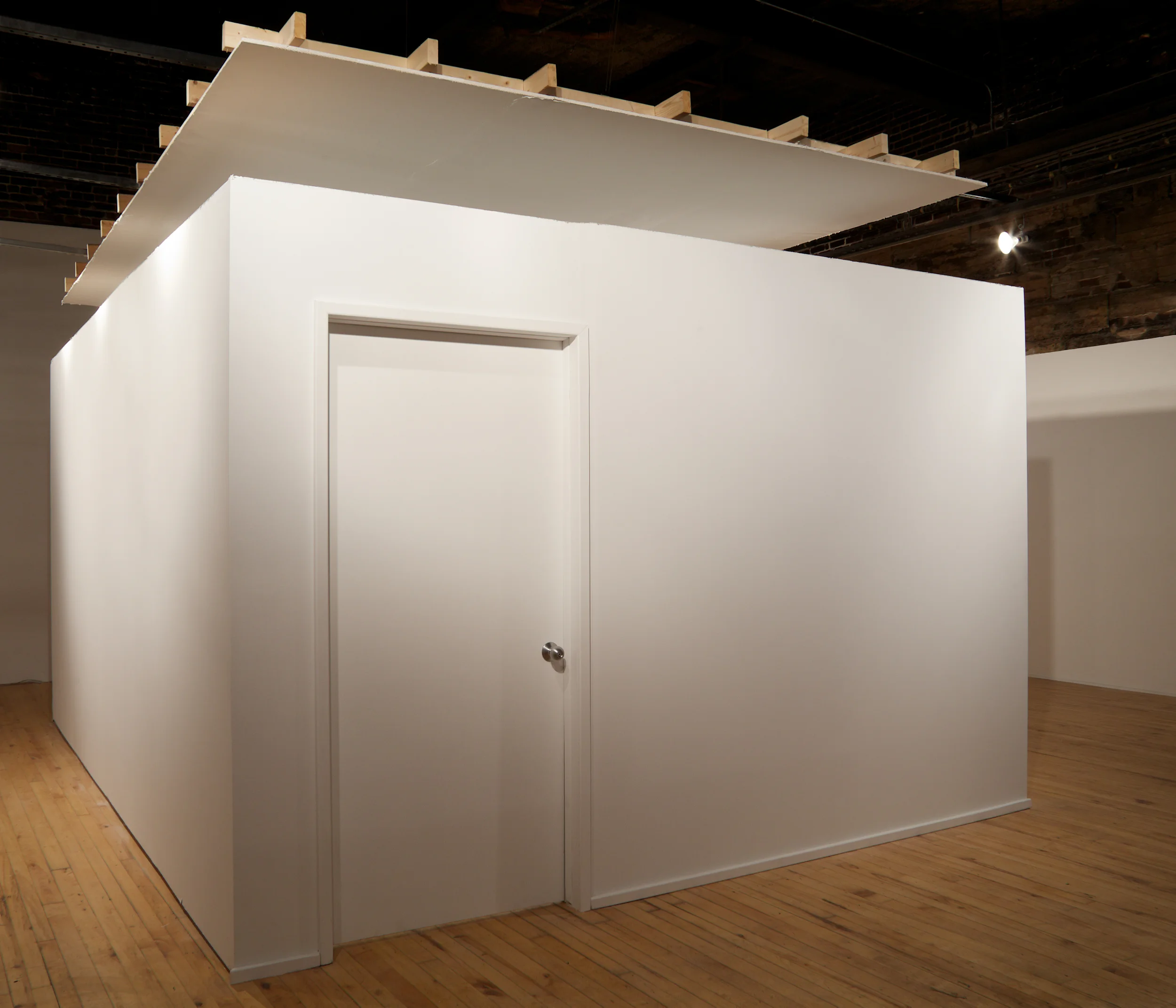 Installation View. The locked room.