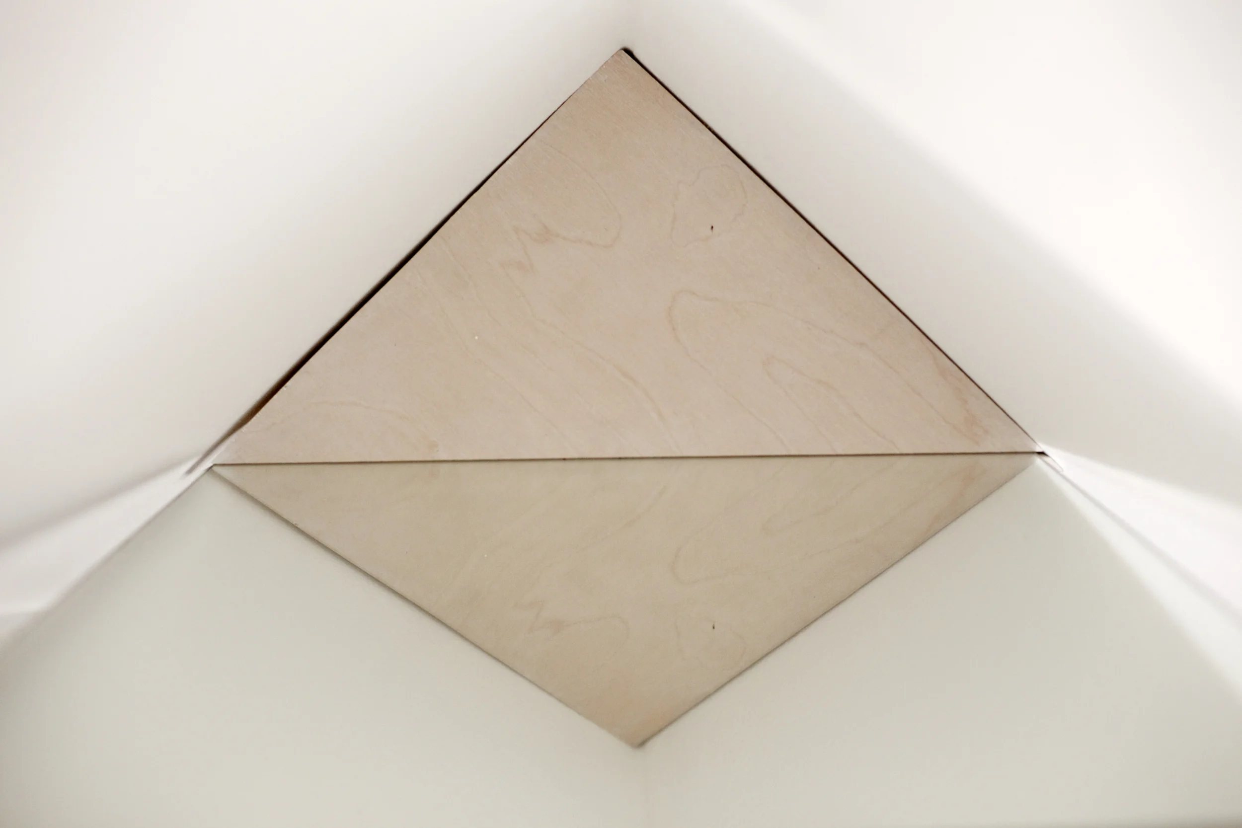 Tool for Contemplating Corners (navel-gazer) 2015 [immersive sculpture]