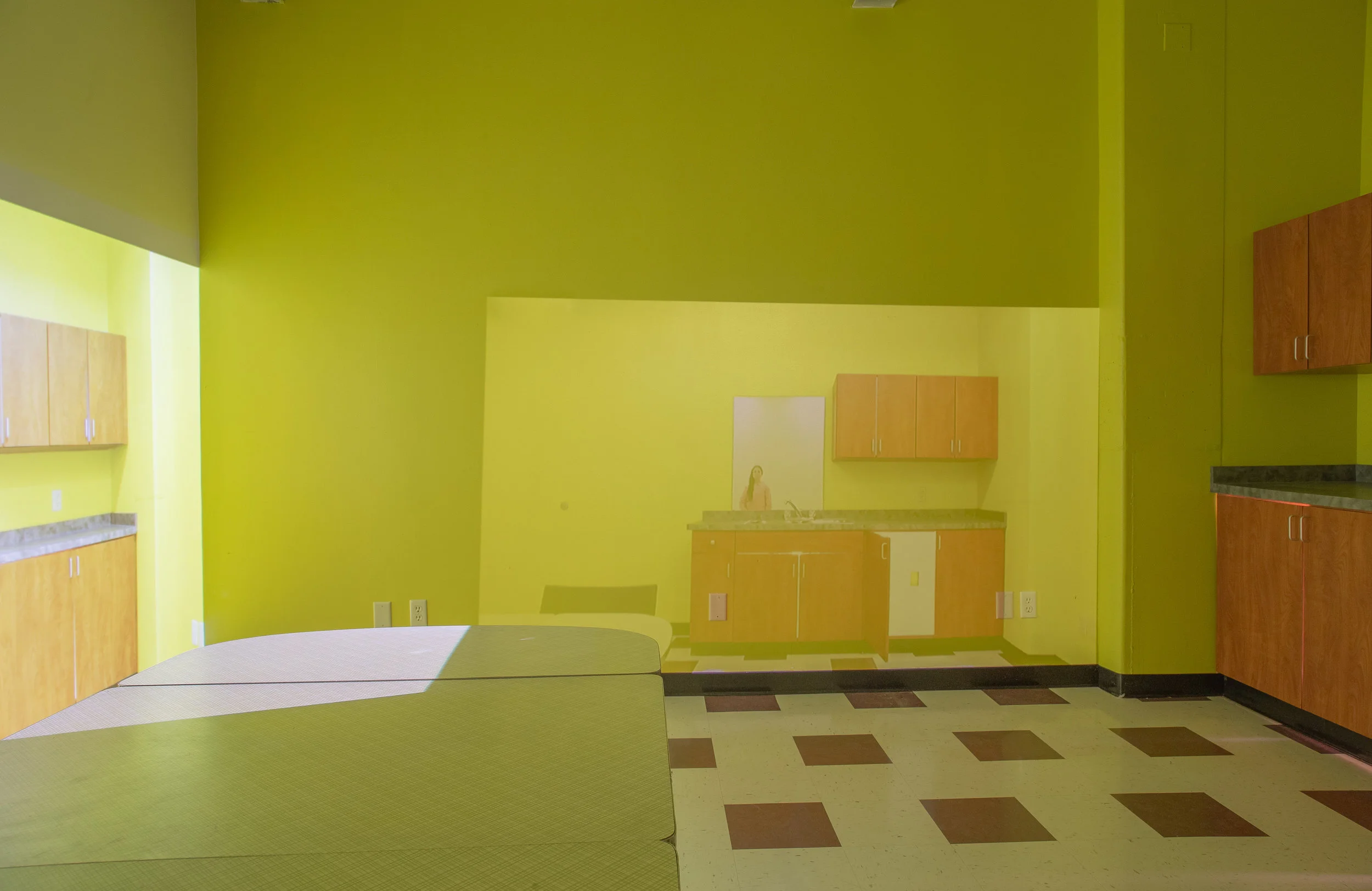 Delirium in Situ (Or, She’ll be as sick as she wants!), 2018 [site-specific 2-channel video installation]